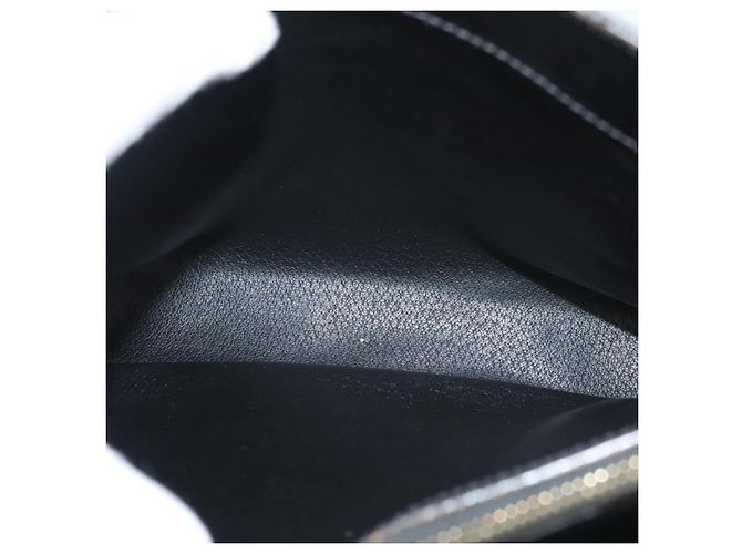 Céline Borsa a spalla in tela Macadam CELINE in pelle PVC nera e dorata Auth 119071 Nero D'oro - vista 9