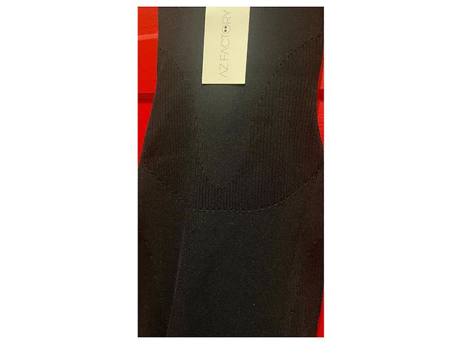 Autre Marque AZ Factory Strickkleid schwarz gelb - Ansicht 6