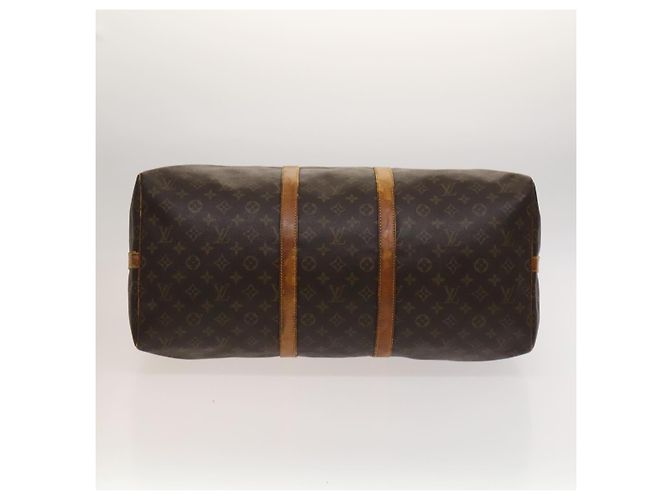 LOUIS VUITTON Monogram Keepall Bandouliere 55 Borsa Boston M41414 LV Auth ac3775 Monogramma - vista 4