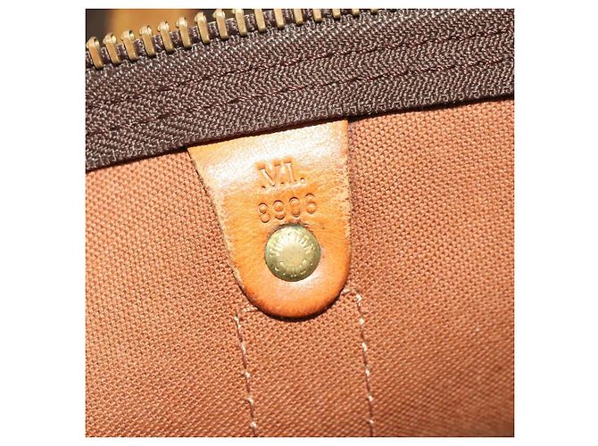 LOUIS VUITTON Monogram Keepall Bandouliere 55 Borsa Boston M41414 LV Auth ac3775 Monogramma - vista 6