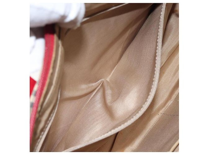 Autre Marque Burberrys Nova Check Handtasche aus Canvas Beige Gold Authentisch 120345 Golden - Ansicht 11
