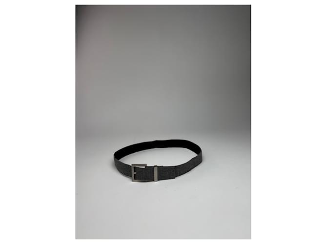 Céline Vintage Celine Paris Ledergürtel grau - Ansicht 2