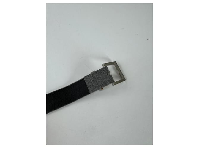 Céline Vintage Celine Paris Ledergürtel grau - Ansicht 3