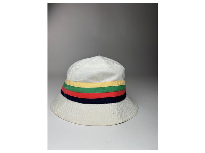 Céline Cappello bucket in cotone vintage Celine Paris S Multicolore - vista 2