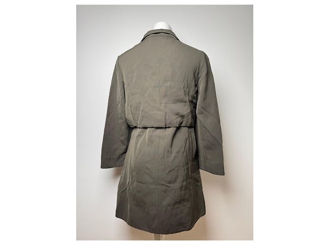 Vintage Marni Trenchcoat 38/M Khaki - Ansicht 11