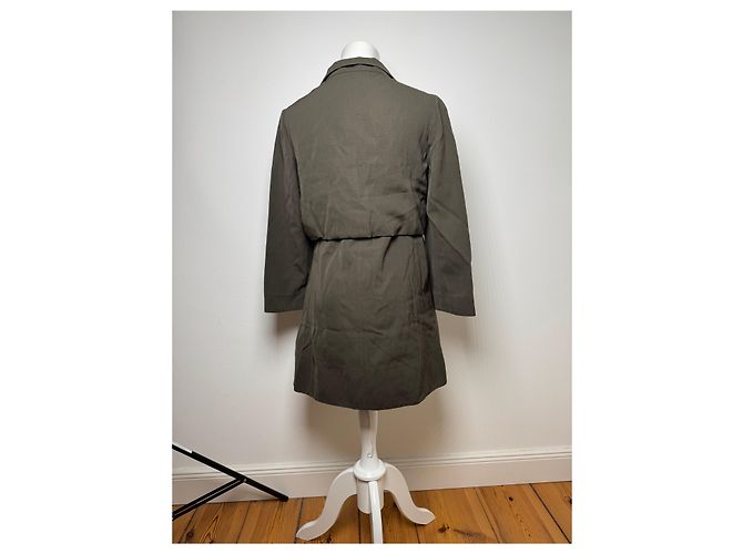 Vintage Marni Trenchcoat 38/M Khaki - Ansicht 3
