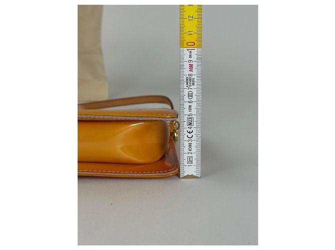 Vintage Louis Vuitton Vernis Leder Baguette Tasche Mango Orange - Ansicht 5
