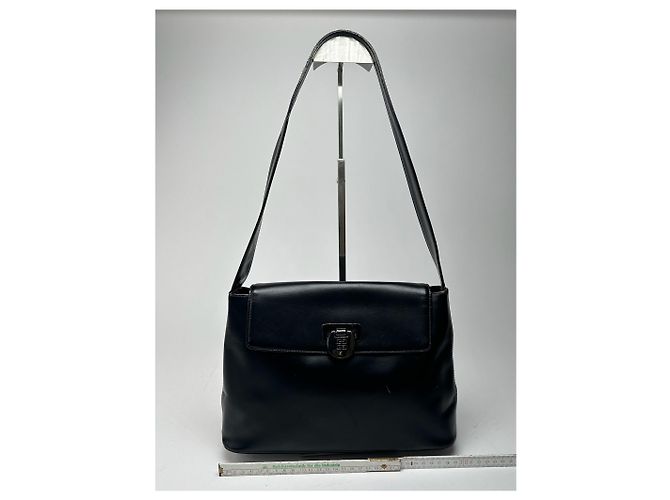 Vintage Givenchy 4G Ledertasche schwarz - Ansicht 13