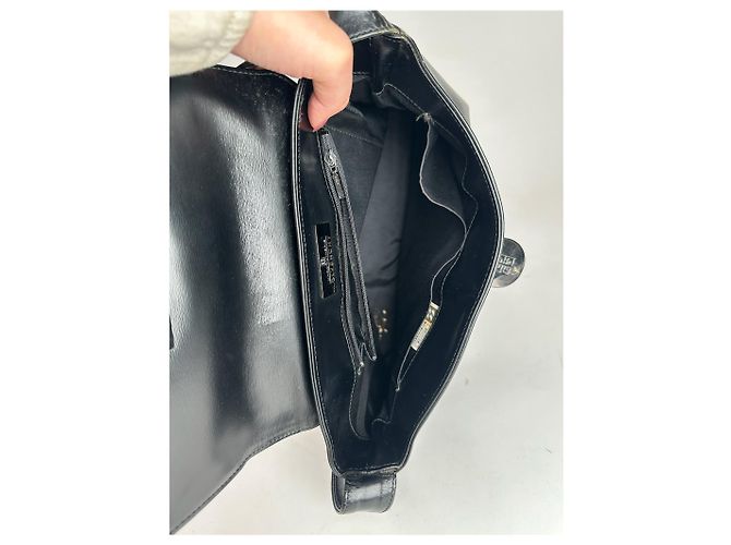 Vintage Givenchy 4G Ledertasche schwarz - Ansicht 8
