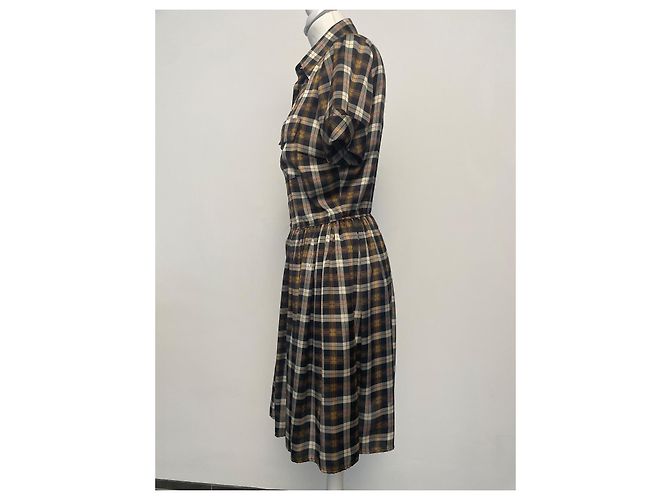 Dsquared2 Kleid aus Polyester mit Knopfverschluss Mehrfarben - Ansicht 5