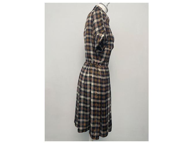 Dsquared2 Kleid aus Polyester mit Knopfverschluss Mehrfarben - Ansicht 7