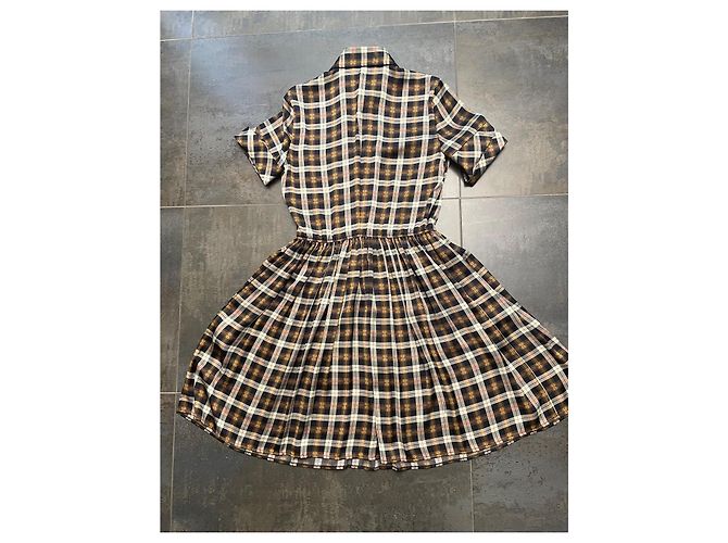 Dsquared2 Kleid aus Polyester mit Knopfverschluss Mehrfarben - Ansicht 8