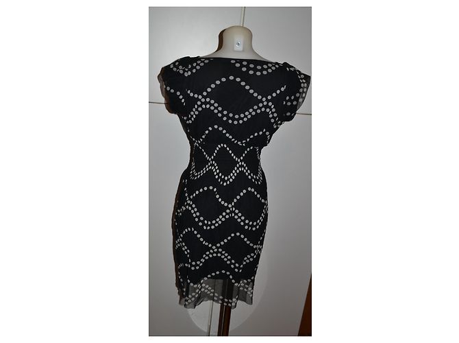 Marella Mini Kleid schwarz weiß - Ansicht 3