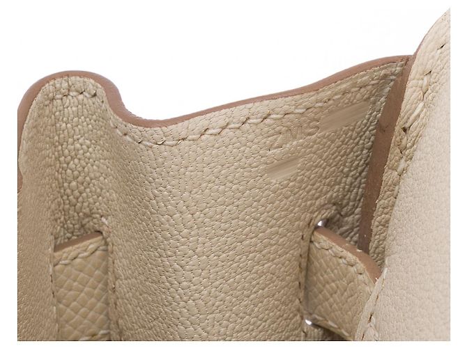 Hermès Sac HERMES Birkin 30 en Cuir Beige - 102650 - vue 6