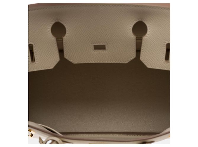 Hermès Sac HERMES Birkin 30 en Cuir Beige - 102650 - vue 7