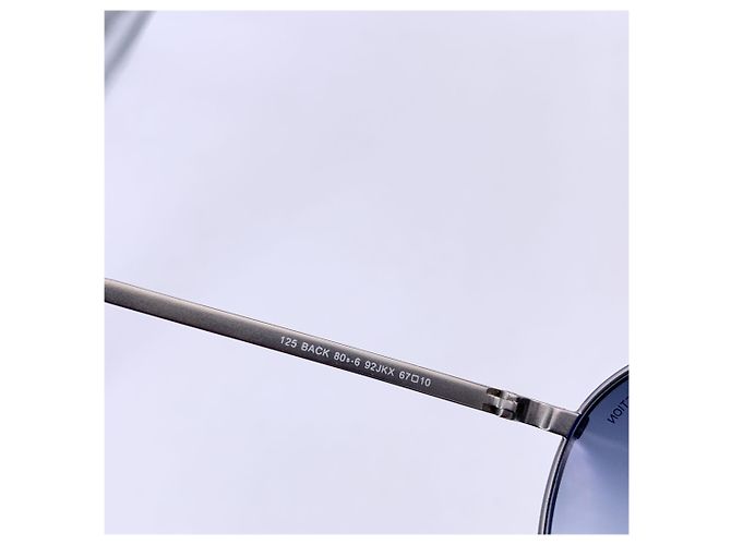 Carrera Occhiali da sole aviatore in metallo blu e argento BACK 80S 6 67/10 - vista 4
