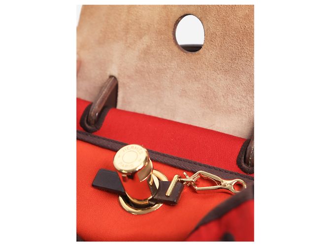 Hermès Herbag vintage rossa 2003 Rosso - vista 11