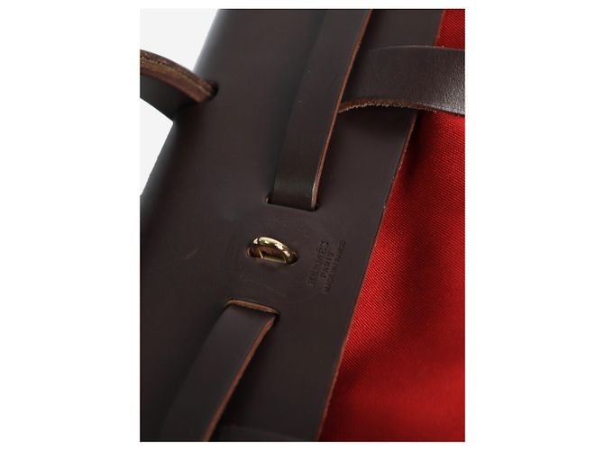 Hermès Herbag vintage rossa 2003 Rosso - vista 12