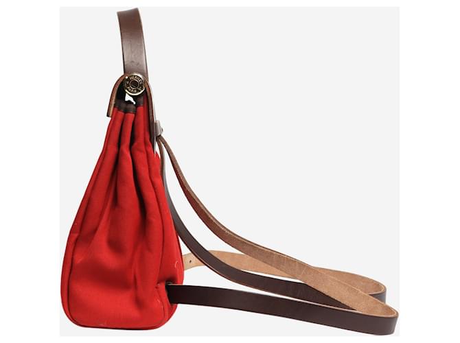 Hermès Herbag vintage rossa 2003 Rosso - vista 2