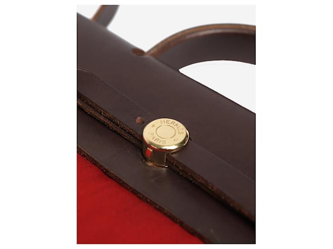 Hermès Herbag vintage rossa 2003 Rosso - vista 7