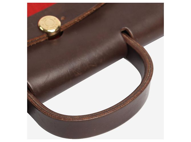 Hermès Herbag vintage rossa 2003 Rosso - vista 8