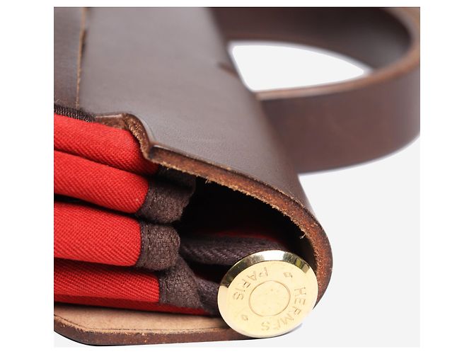 Hermès Herbag vintage rossa 2003 Rosso - vista 9