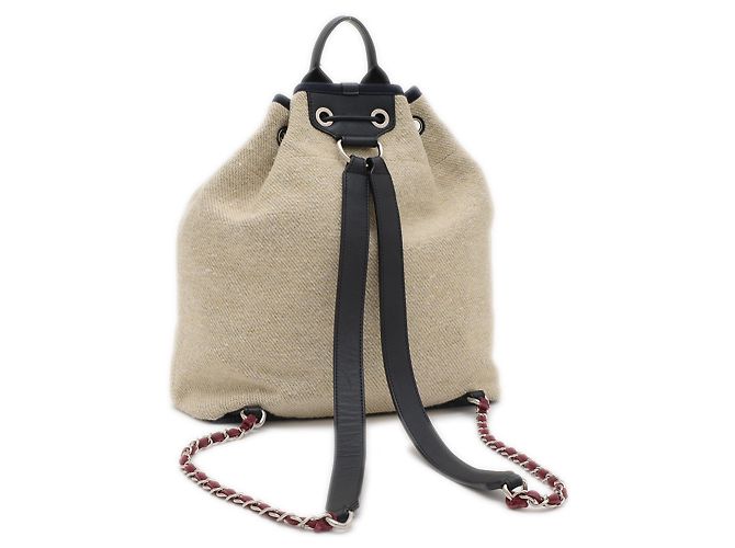 Chanel Deauville Rucksack Beige - Ansicht 2