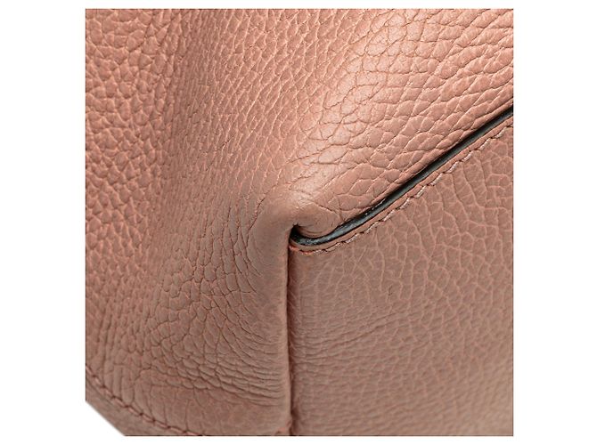 Gucci Pink Medium Leder GG Charm Dome Satchel - Ansicht 12