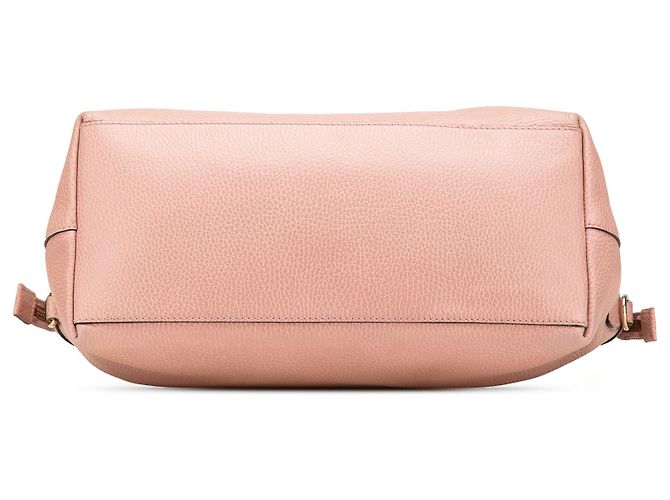 Gucci Pink Medium Leder GG Charm Dome Satchel - Ansicht 3