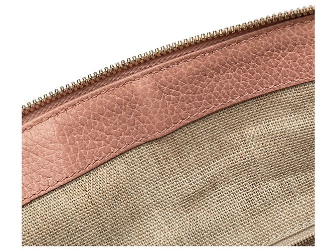 Gucci Pink Medium Leder GG Charm Dome Satchel - Ansicht 9