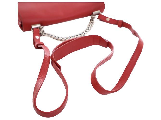 Twist Louis Vuitton Tasche Lockme II BB aus rotem Leder - Ansicht 11