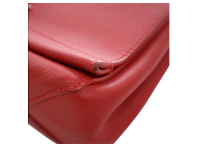 Twist Louis Vuitton Tasche Lockme II BB aus rotem Leder - Ansicht 8