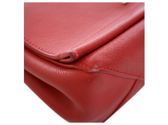 Twist Louis Vuitton Tasche Lockme II BB aus rotem Leder - Ansicht 9