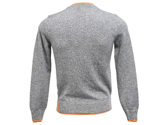 Kenzo Tiger Patch Sweater in Grey Wool - view 3