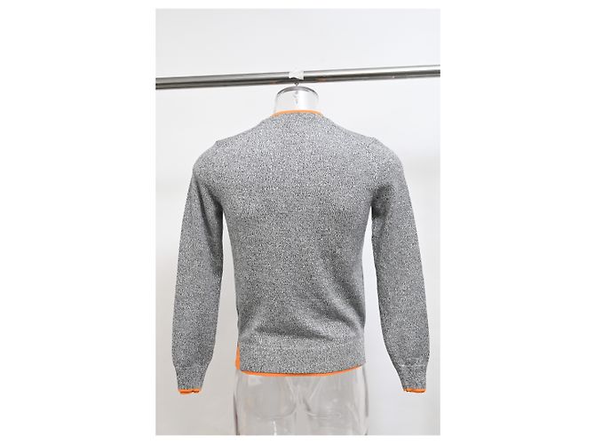 Kenzo Tiger Patch Sweater in Grey Wool - view 9
