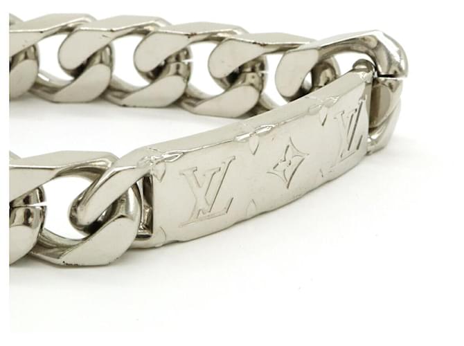 Bracciale a Catena Louis Vuitton Bracciale Monogramma Argento Metallico - vista 3