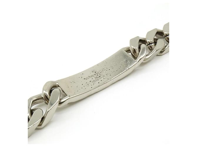 Bracciale a Catena Louis Vuitton Bracciale Monogramma Argento Metallico - vista 4