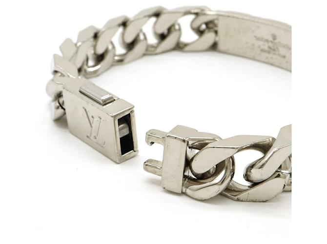 Bracciale a Catena Louis Vuitton Bracciale Monogramma Argento Metallico - vista 6