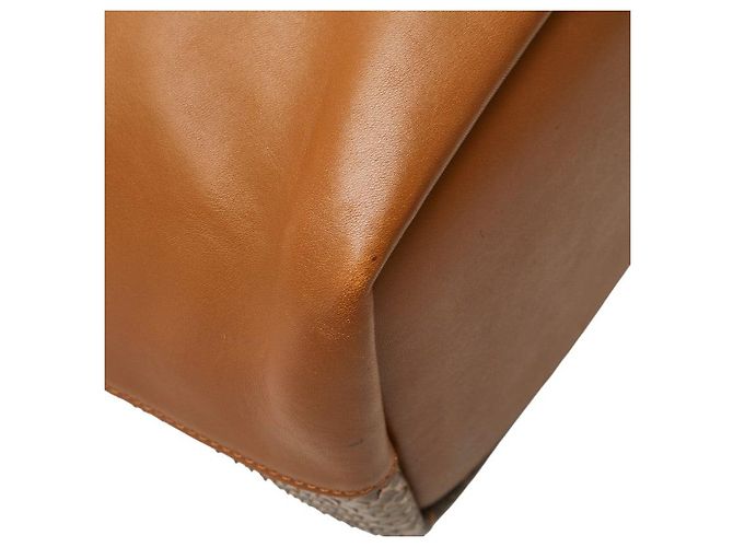 Chloé Chloe Offizielle Unbenannte Pythonleder 2-Wege-Tasche Braun - Ansicht 5