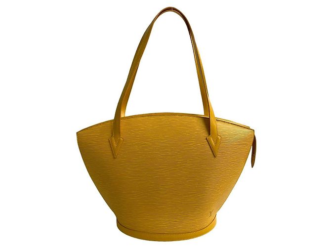Borsa tote in pelle Epi Saint Jacques di Louis Vuitton Giallo - vista 2