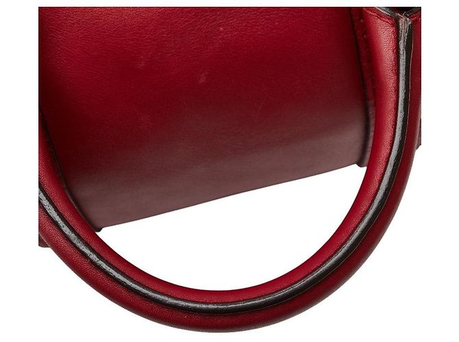 Borsa 2 in 1 in pelle Micro Guccissima di Gucci Rosso - vista 5