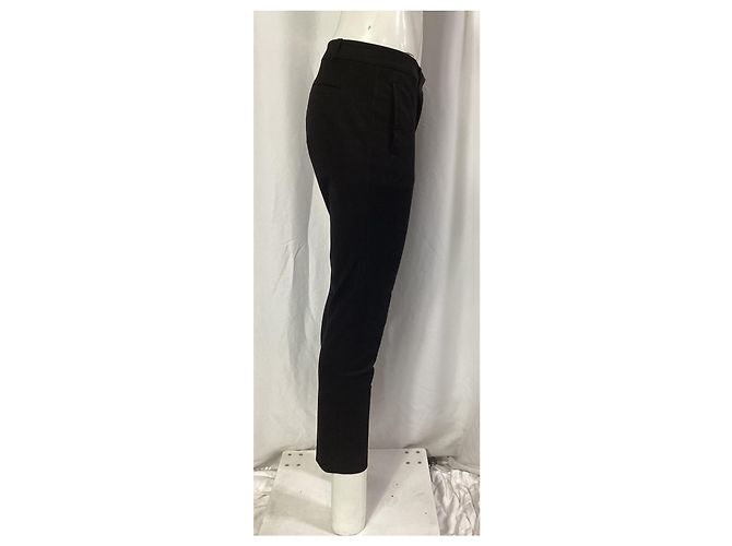 Joseph New Eliston Gabardine Stretch-Hose aus schwarzer Viskose - Ansicht 11