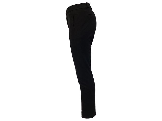 Joseph New Eliston Gabardine Stretch-Hose aus schwarzer Viskose - Ansicht 2