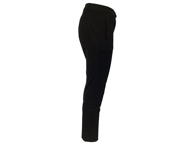 Joseph New Eliston Gabardine Stretch-Hose aus schwarzer Viskose - Ansicht 4