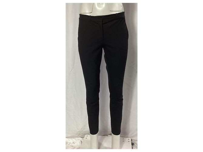 Joseph New Eliston Gabardine Stretch-Hose aus schwarzer Viskose - Ansicht 8