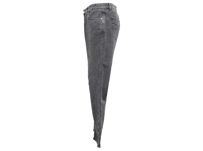 Brunello Cucinelli Slim-Fit Denim-Jeans aus grauer Baumwolle - Ansicht 2