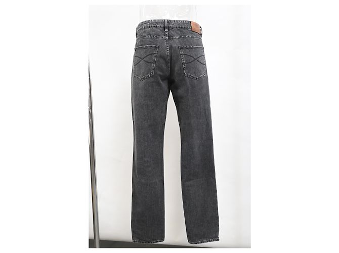 Brunello Cucinelli Slim-Fit Denim-Jeans aus grauer Baumwolle - Ansicht 7