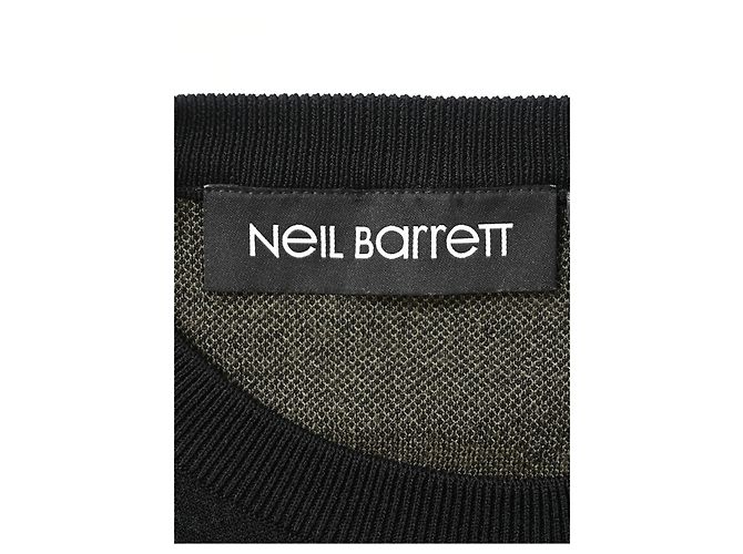 Neil Barrett Pullover aus mehrfarbiger Wolle mit Camouflage- und Blitzmuster Mehrfarben - Ansicht 9