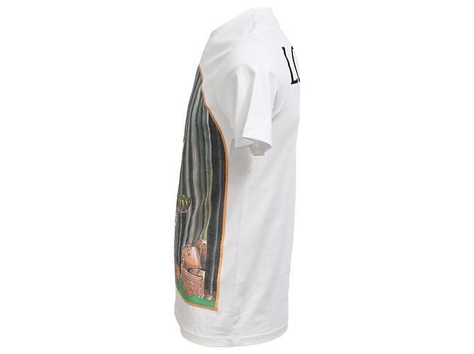 Loewe Totem Window T-Shirt in White Cotton - view 2