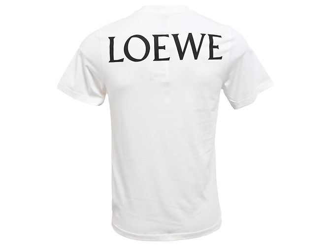 Loewe Totem Window T-Shirt in White Cotton - view 3